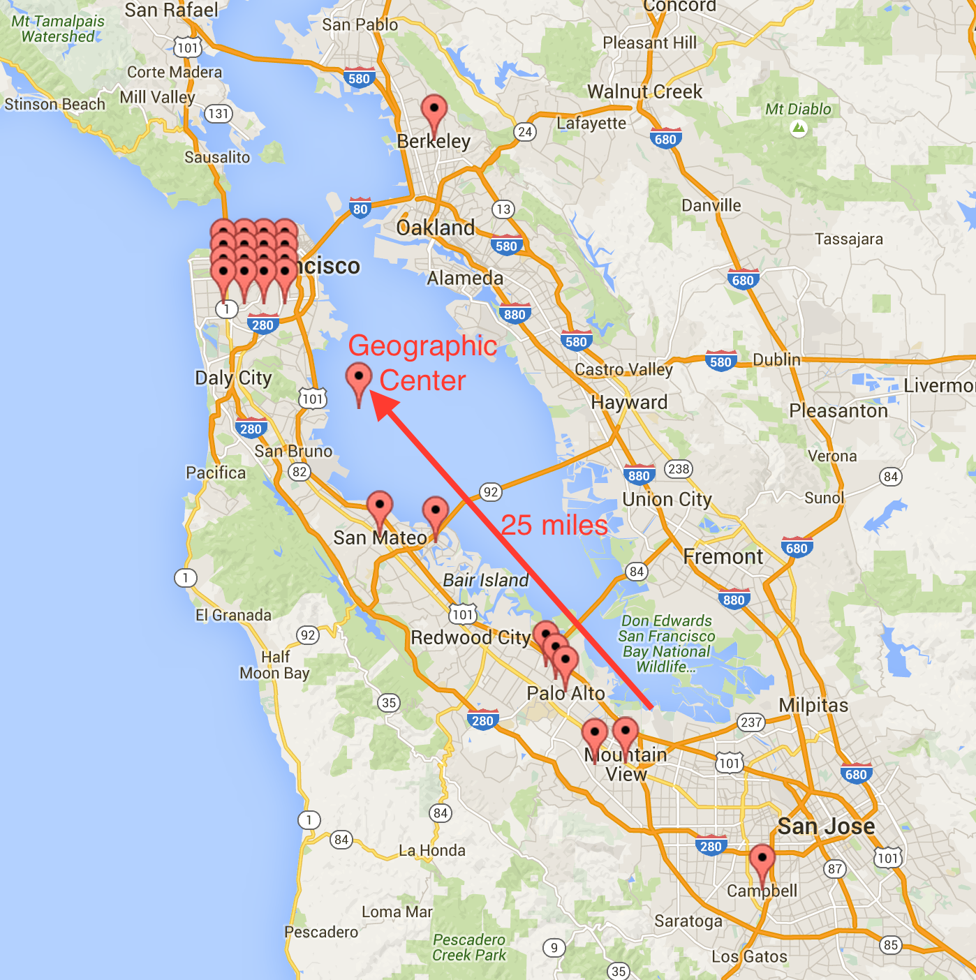 Расстояние сан. Беркли Калифорния на карте. Расстояние от Сан Франциско до Стэнфорд. Силиконовая Долина Калифорния на карте. Расстояние от Сан Франциско до Стэнфорд университет.